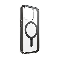 Speck Coque pour iPhone 15 Pro MagSafe Presidio Perfect-Clear Click-lock Anti-rayures Noir transparent pas cher