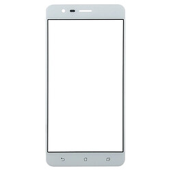 Wewoo Écran avant avec lentille en verre pour Asus Zenfone 3 Zoom ZE553KL / Z01HD Blanc