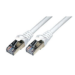 MCL Cordon de brassage RJ45 CAT 6 F/UTP - 10m Blanc