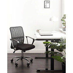 Beliani Chaise de bureau Noir BEST