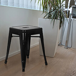 Avis Tabouret VANTAGGIO métallique noir hjh OFFICE