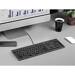 Avis A4Tech Clavier de jeu QWERTY 12 touches de navigation multimédia 2X ports USB Plug & Play Port