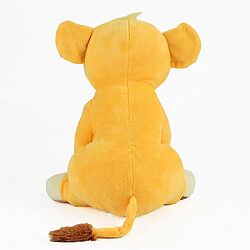 Universal Animaux en peluche 26 cm Roi Lion jouets en peluche Simba poupées animaux en peluche doux cadeaux d'été pour les enfants(Jaune)