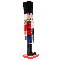 38cm figurine casse-noisette en bois ornements de noël décor solider Poupée Casse-Noisette En Bois