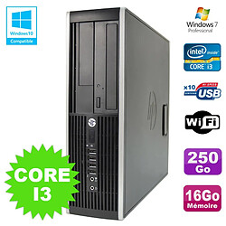 PC HP Elite 8200 SFF Intel Core I3 3.1GHz 16Go Disque 250Go DVD WIFI W7 · Occasion 