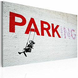 Paris Prix Tableau Imprimé Parking - Banksy 40x60cm 