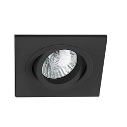 Faro Barcelona Downlight encastré noir inclinable carré GU10 