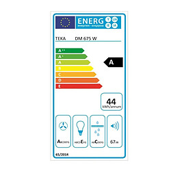 Hotte standard Teka 40476230 60 cm 603 m3/h 67 dB 278W Blanc