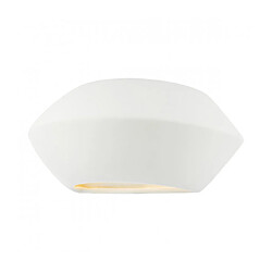 Luminaire Center Applique murale Foden Céramique blanc 1 ampoule 14cm