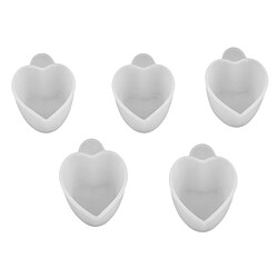 5 Pièces Tasses En Silicone Bricolage Cristal UV Résine Artisanat Outils Résine époxy Mélangeur Tasses de mélange de résine époxy