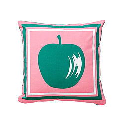 Coussin Benetton Vert Rose Pomme 40 x 40 cm Carré 