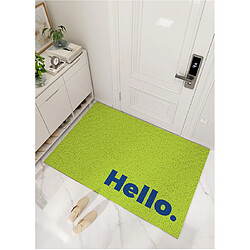 Avis LUUCOZK Tapis de porte avant antidérapant pour entrée intérieure – Vert-45x75cm