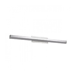 Luminaire Center Applique murale pour salle de bains moderne Daniel Argent brossé Coloris : Argent brossé Matèriau : Alliage métallique Hauteur en Cm : 5,5 Longueur en Cm : 55 Largeur en Cm : 7,5 IP : 20 Type d'ampoule : Led intégré