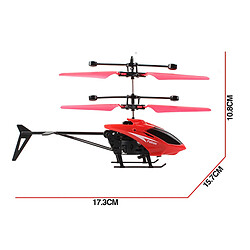 Mini Rc Infrarouge Induction Télécommande 2Ch Gyro Hélicoptère Drone Cadeau De Noël @7e Edition1 pas cher