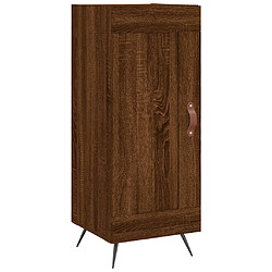 Acheter vidaXL Buffet haut Chêne marron 34,5x34x180 cm Bois d'ingénierie