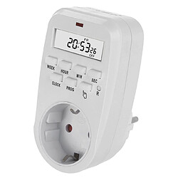 Prise avec timer digitale GreenBlue - minuterie, programmable, charge max. 16A, IP20, GB362 F