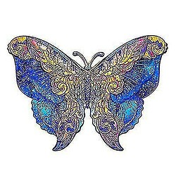 Universal Butterfly Wooden Jigsaw Puzz Puzz Piece pour les enfants et les adultesï¼A5ï¼ ‰ 