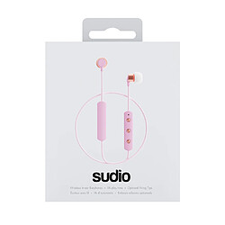 Sudio Écouteurs Bluetooth 4.2 Légers avec Microphone et Assistant Vocal Rose