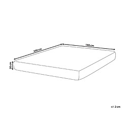 Avis Beliani Matelas 180 x 200 cm Tailles Différentes