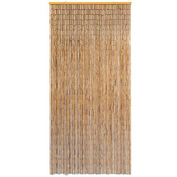 vidaXL Rideau de porte contre insectes Bambou 100 x 220 cm