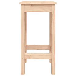 Avis vidaXL Tabourets de bar lot de 2 40x40x78 cm bois massif de pin