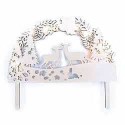 Scrapcooking Cake topper bois avec LED Forêt enchantée