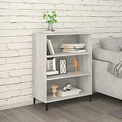 Maison Chic Buffet,Meuble de Rangement,commode pour salon,Cuisine Sonoma gris 69,5x32,5x90 cm Bois d'ingénierie -MN97966