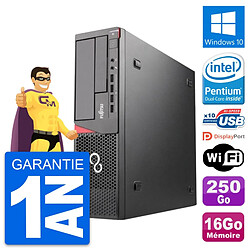 PC Fujitsu Esprimo E720 DT Intel G3220 RAM 16Go Disque Dur 250Go Windows 10 Wifi - Occasion