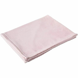 Couverture BABYCALIN - Des la naissance - Flanelle - 75 x 100 cm - Clair rose 