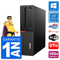 PC Lenovo ThinkCentre M800 SFF Intel G4400 RAM 16Go Disque 2To Windows 10 Wifi · Occasion 