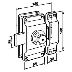 Verrou, cadenas & targette