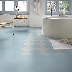 Avis Pegane 12 Carreaux de ciment véritable 0,48m2 / Carreaux de ciment artisanaux coloris bleu pour sol et mur - l.20 x L.20 cm