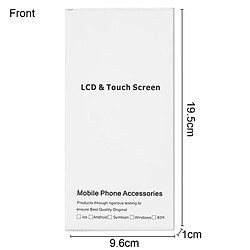 Wewoo Pièce détachée 50 PCS Ecran LCD et Digitizer Assemblage Complet Carton Blanc Emballage Boîte pour iPhone 6s Plus 6 Plus