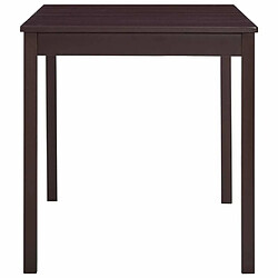 Acheter Ensemble salle à manger de jardin 7 pcs,Table et chaise à dîner Pinède Marron foncé -MN23093