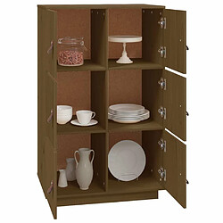 Acheter Maison Chic Buffet,Meuble de Rangement,commode pour salon,Cuisine Marron miel 67x40x108,5 cm Bois massif de pin -MN65264