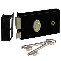 Abus Serrure en applique monopoint Horizontale à fouillot Ouverture Gauche Axe 55 mm