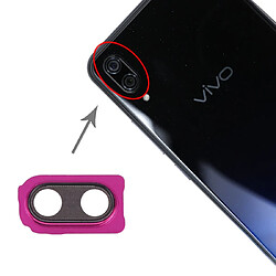 Wewoo Pièce détachée Cache-objectif d'appareil photo pour Vivo X23 rouge violacé