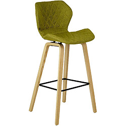 Non Tabouret de bar Austin tissu