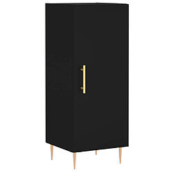 vidaXL Buffet Noir 34,5x34x90 cm Bois d'ingénierie