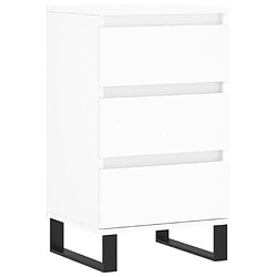 Maison Chic Buffet,Meuble de Rangement,commode pour salon,Cuisine blanc 40x35x70 cm bois d’ingénierie -MN98673