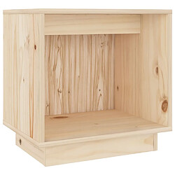 Maison Chic Table de chevet, Table de Nuit, Meuble de Rangement 40x30x40 cm Bois de pin solide