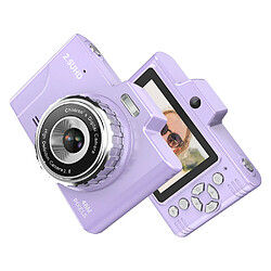 Docooler H8 2.5K UHD Appareil Photo Numérique Enfant Portable, Caméra Numérique 1080P avec Zoom 8x, Violet