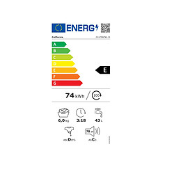 Lave-linge hublot hublot 6 kg 1000 tours/min - CLLFS6FW-11 - CALIFORNIA