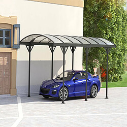 Habitat Et Jardin Carport voiture Protector - 15m² - 5.05 x 3 x 2,3 m