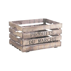 Aubry Gaspard Caisse en bois Produits du marché