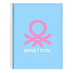 Carnet Benetton Spring Bleu ciel A4 120 Volets 