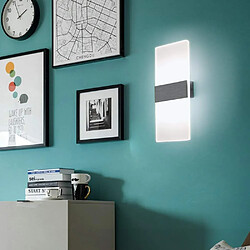 Stoex Applique Murale Led Interieur 6W Lampe Murale Minimaliste Applique Murale Moderne en Acrylique Pour Salon, Couloir, Balcon, Blanc Froid