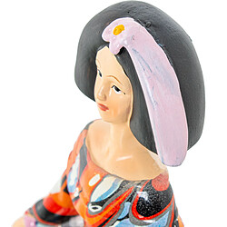 Avis Figurine Décorative Alexandra House Living Multicouleur Plastique Robe Graffiti 14 x 9 x 21 cm