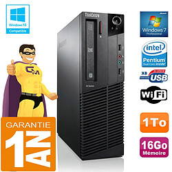 PC Lenovo M92p SFF Intel G630 Ram 16Go Disque 1 To Graveur DVD Wifi W7 · Occasion 