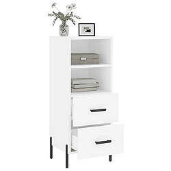 Acheter Maison Chic Buffet,Meuble de Rangement,commode pour salon,Cuisine blanc 34,5x34x90 cm bois d'ingénierie -MN57627